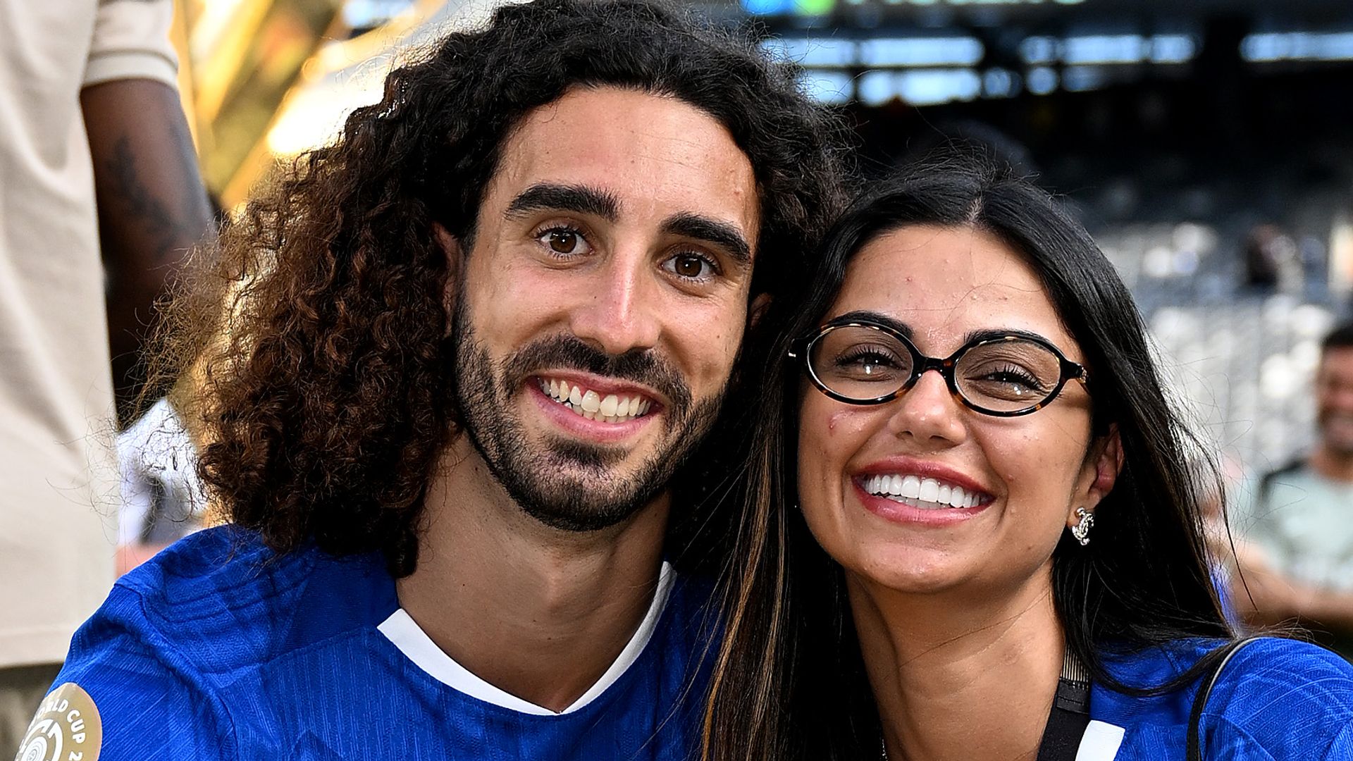 Marc Cucurella and girlfriend Claudia Rodriguez