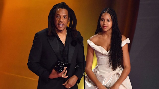 Jay-Z and daughter Blue Ivy 