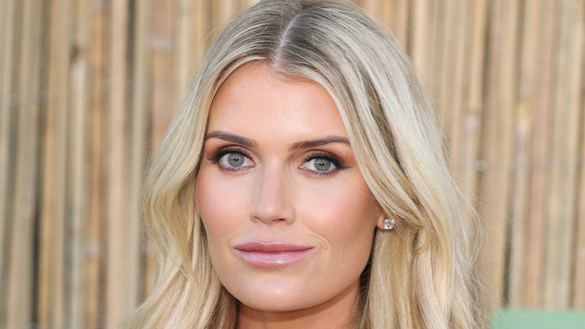 Lady Kitty Spencer shoulders up with hair down