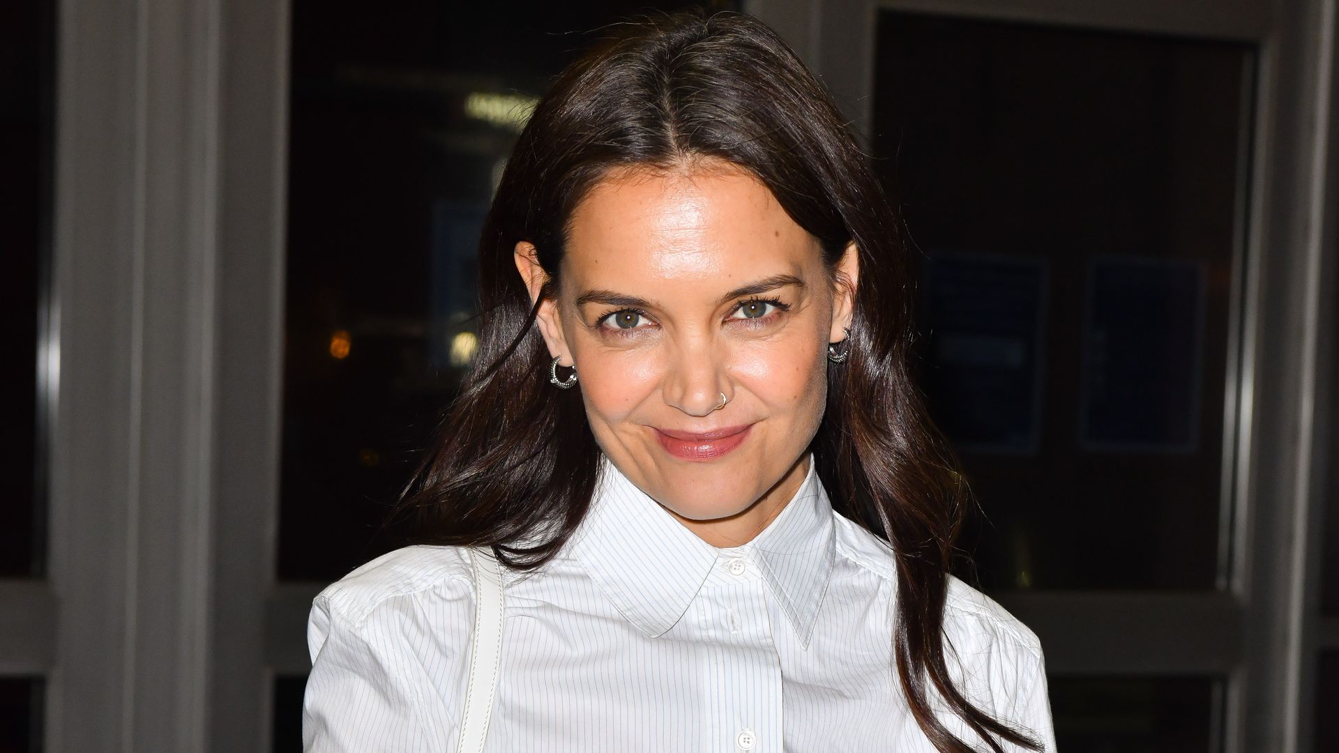 Katie Holmes promoting Rare Objects movie in New York City