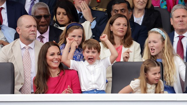 kate middleton and prince louis