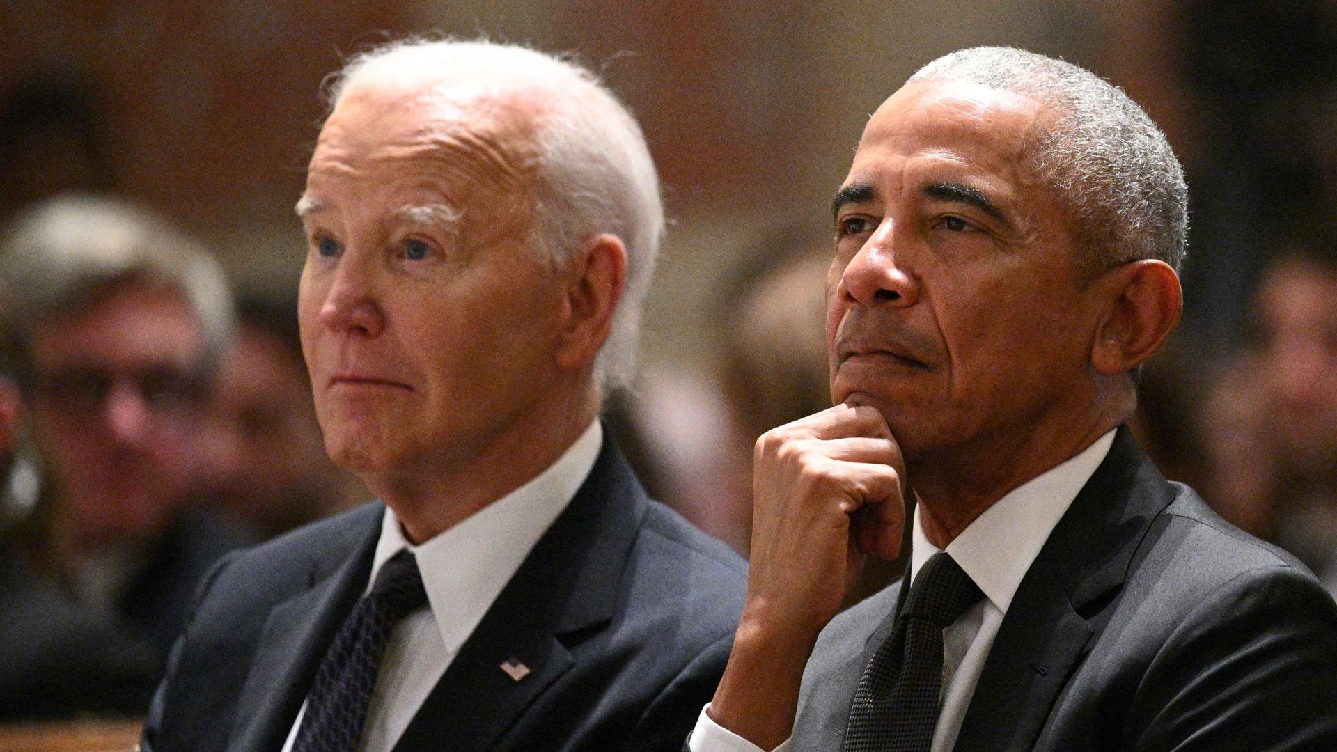 Barack Obama attends Ethel Kennedy's memorial service thumbnail