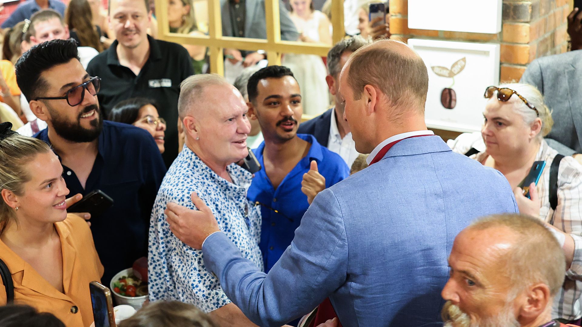 Prince William was surprised by Paul Gascoigne
