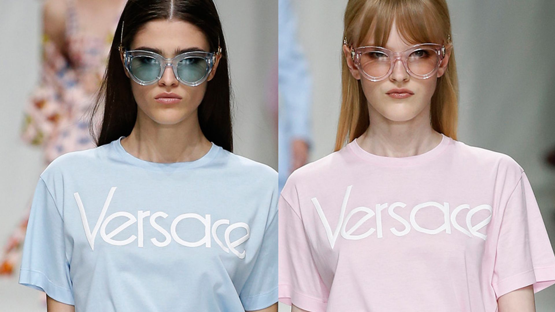 versace t shirt model shot