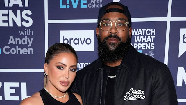 Larsa Pippen, Marcus Jordan om Watch What Happens Live -- (Photo by: Charles Sykes/Bravo via Getty Images)