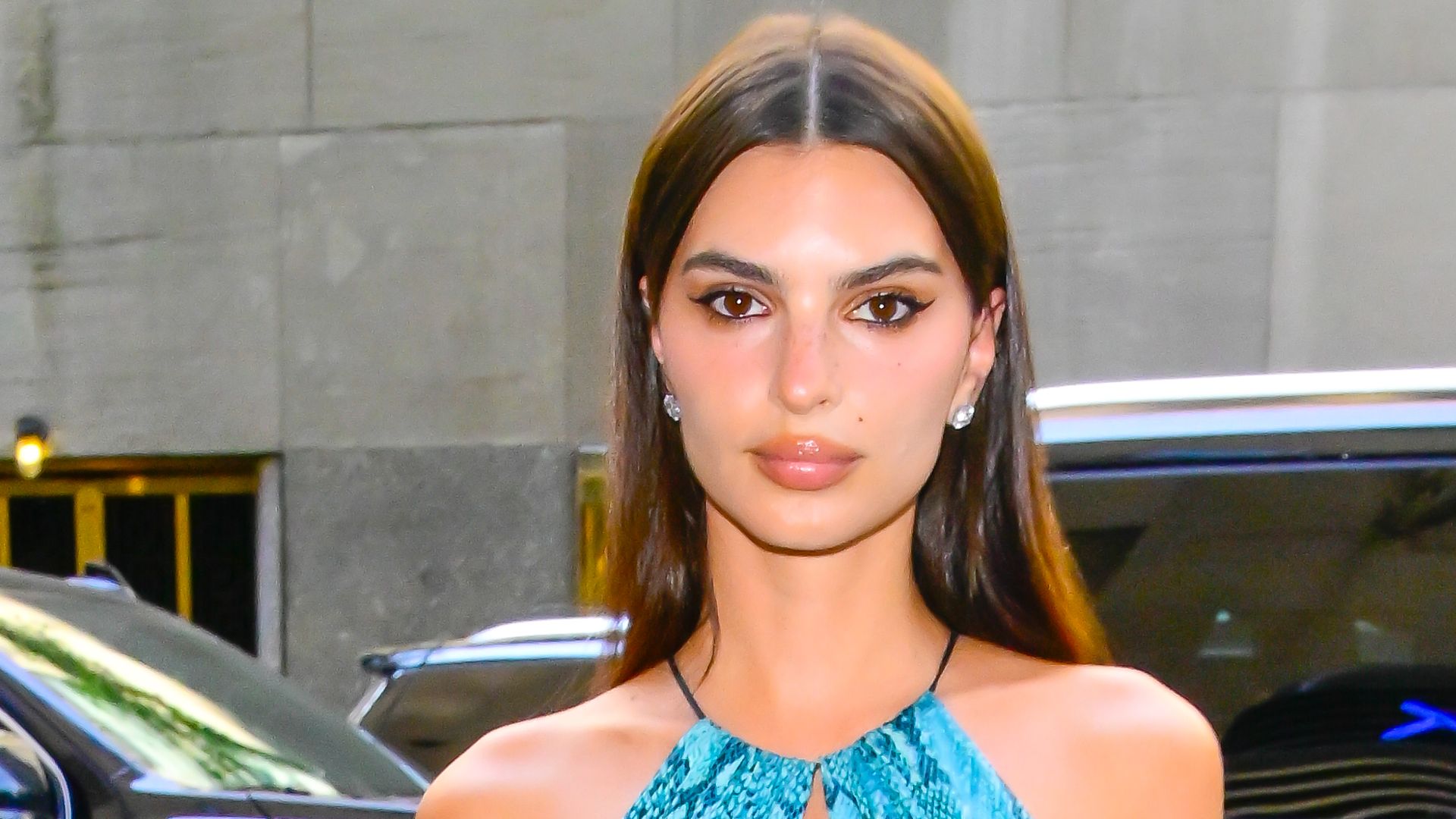 Emily Ratajkowski is seen outside NBC Studio on July 16, 2025 in New York City