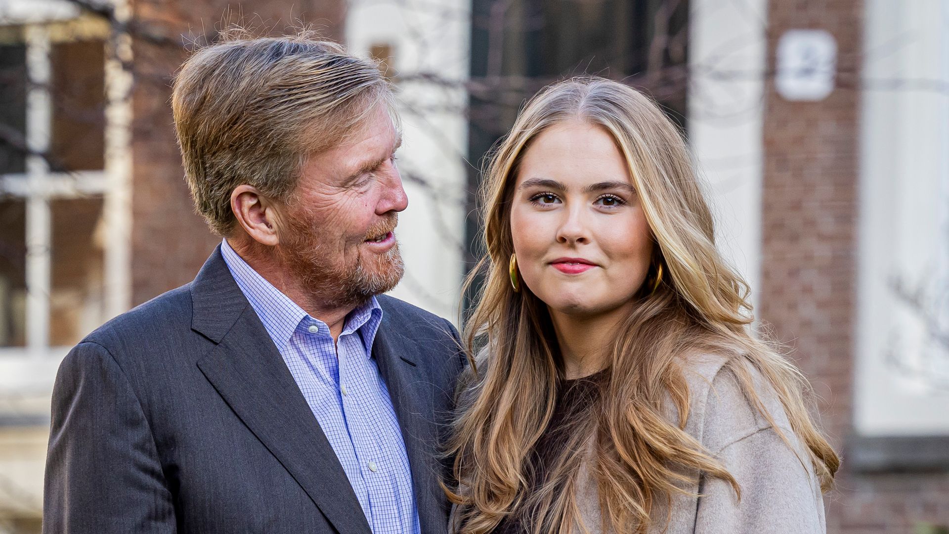 King Willem-Alexander of The Netherlands and Princess Amalia of The Netherlands
