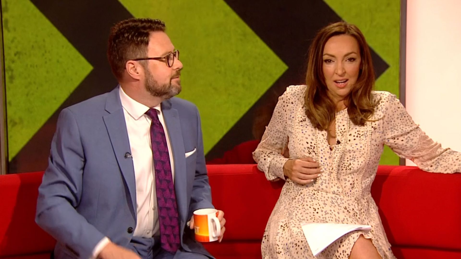 Sally Nugent and Jon Kay on BBC Breakfast