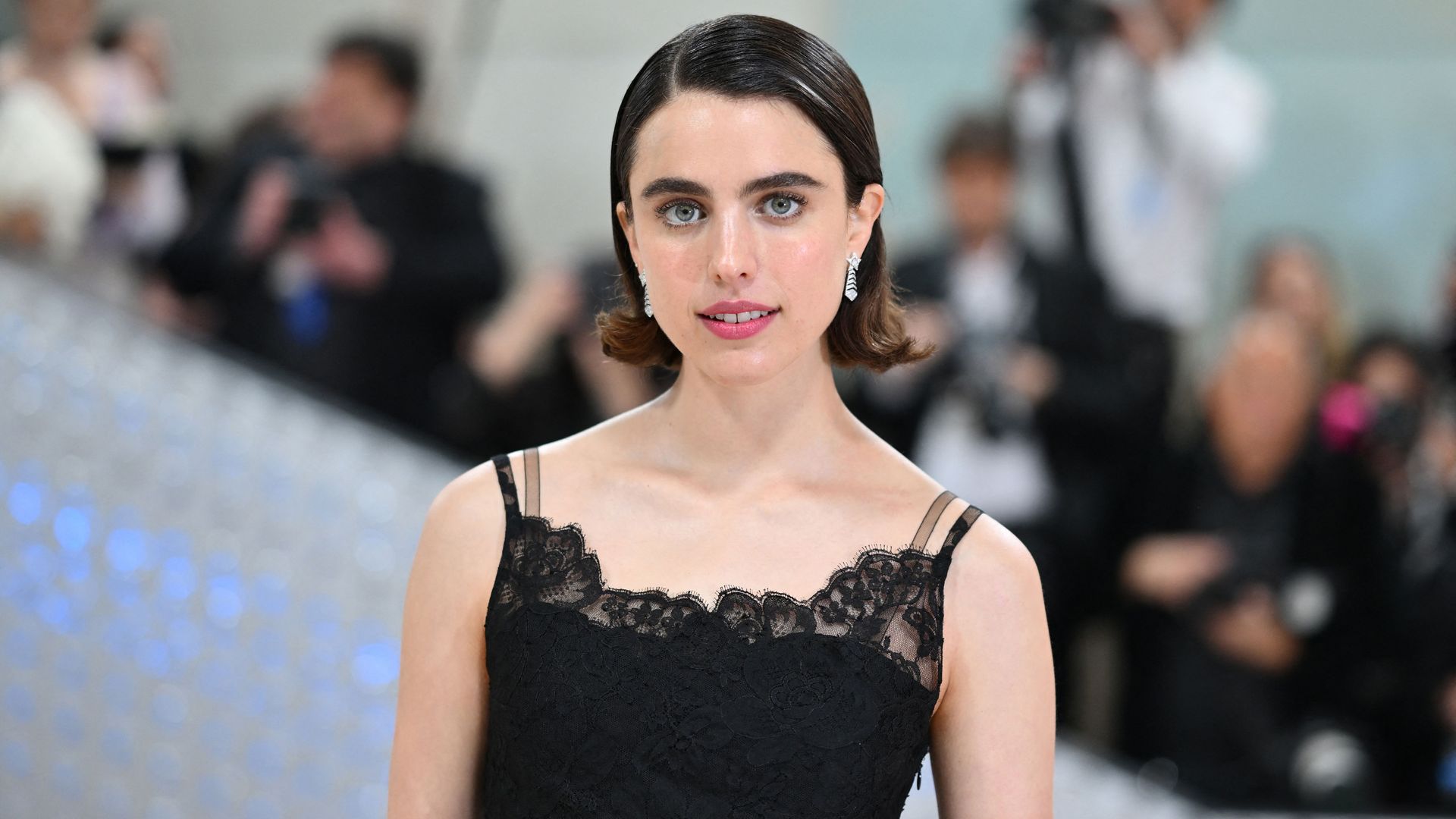 Margaret Qualley shows off epic engagement ring during rare appearance with famous fiancé