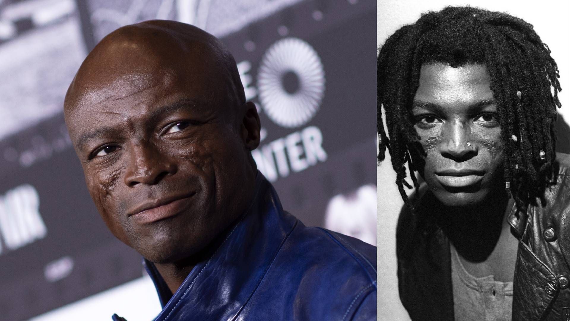 Seal split image then and now one which looks like his son Henry