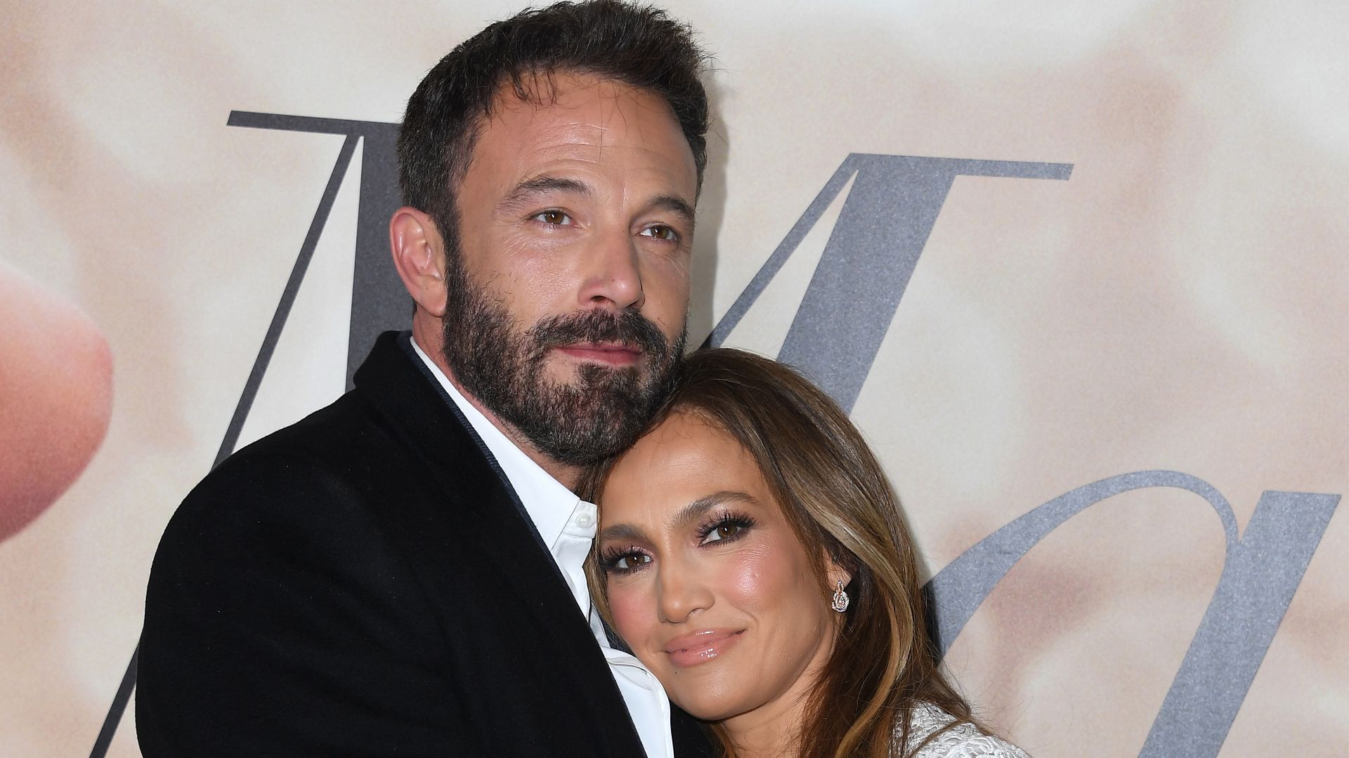 Ben Affleck and Jennifer Lopez hugging