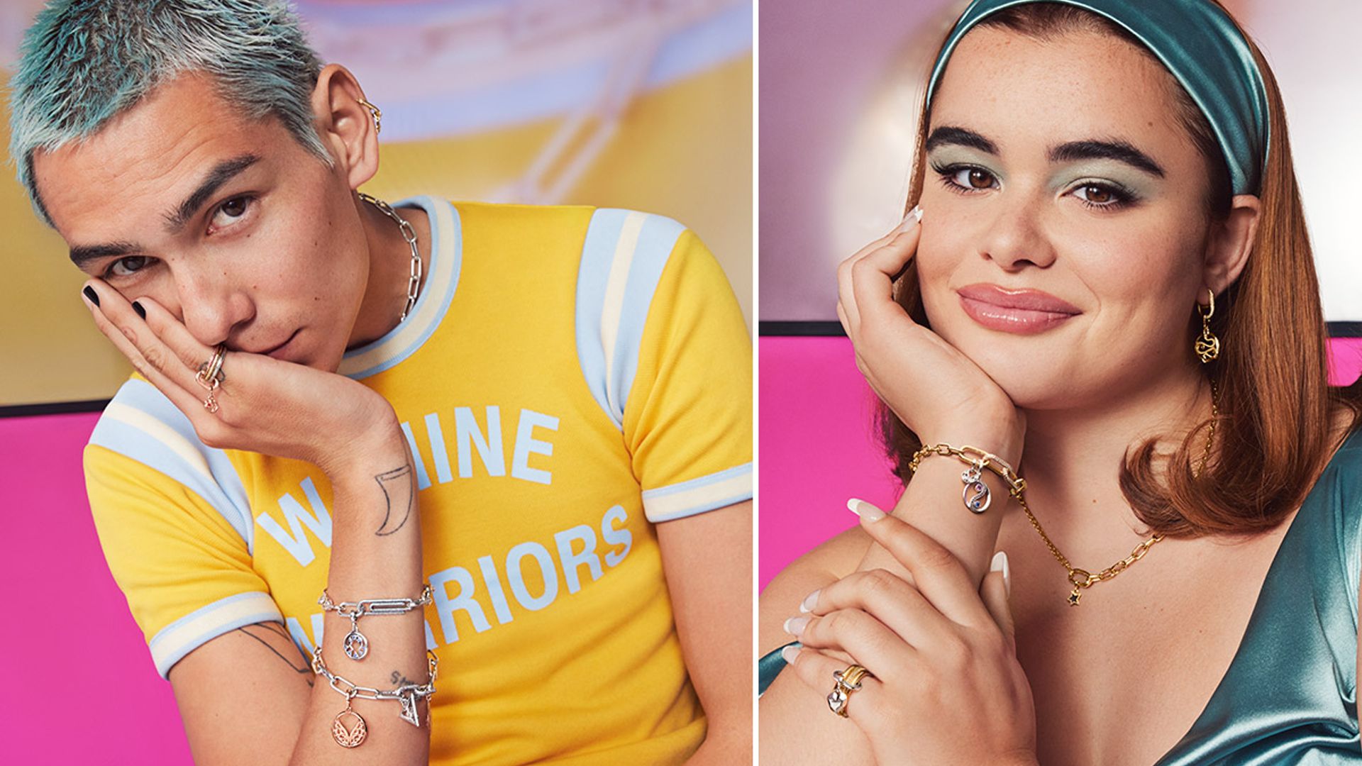 Embryo compact ego Euphoria's Barbie Ferreira and Gossip Girl's Evan Mock star in Pandora's  new campaign: see photos | HELLO!