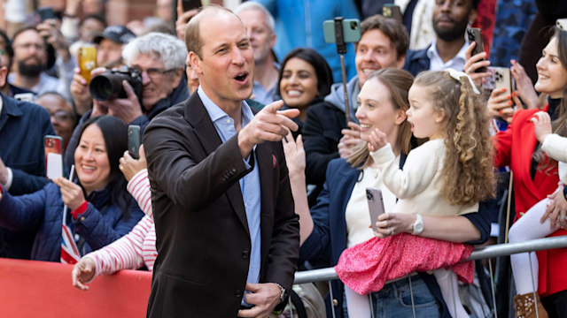 prince william pointing