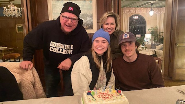 Photo shared by Tim Walz on Instagram January 2023, featuring his wife Gwen, daughter Hope, and son Gus