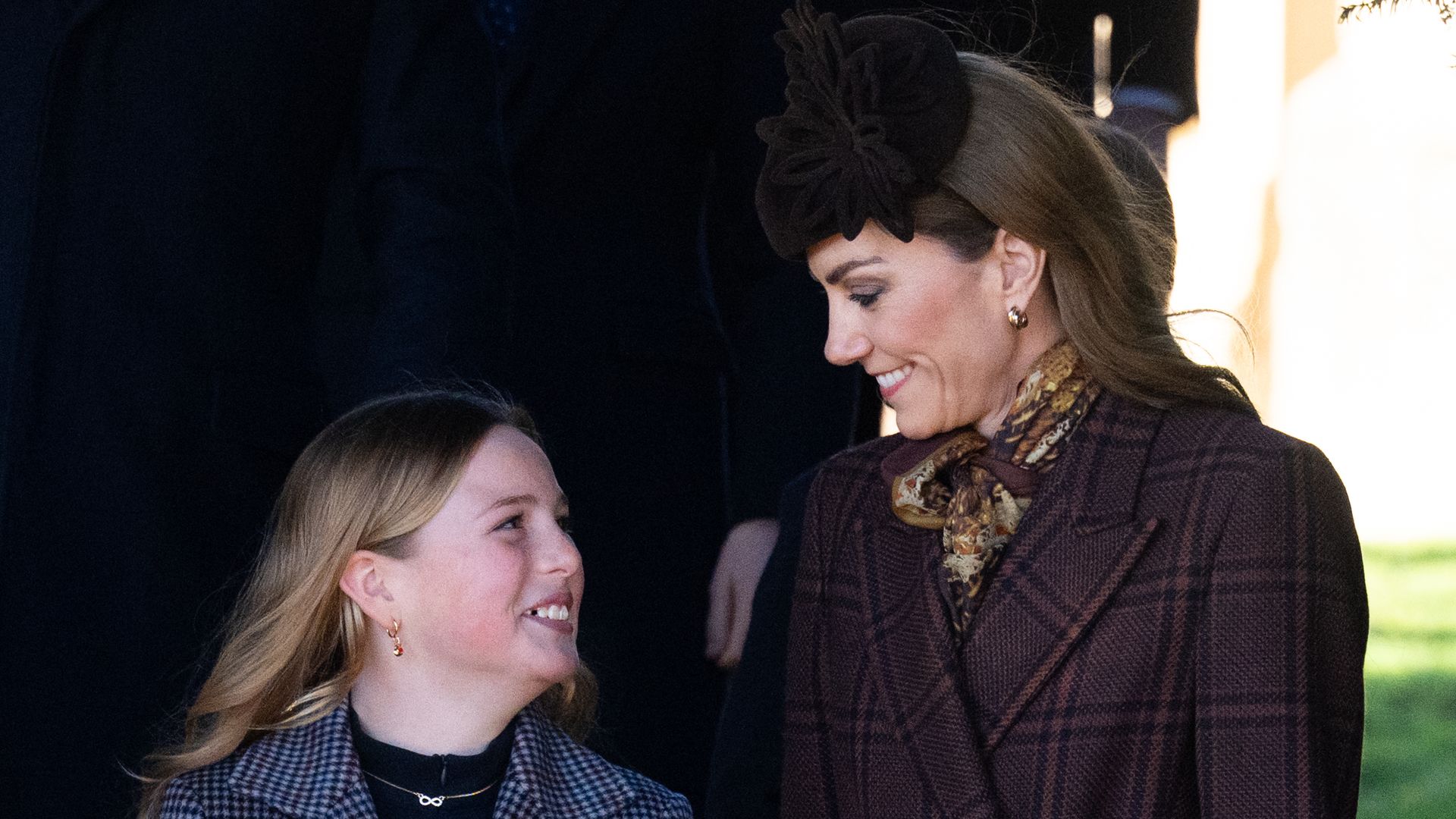 Princess Kate hugs Mia Tindall during royal festive family reunion