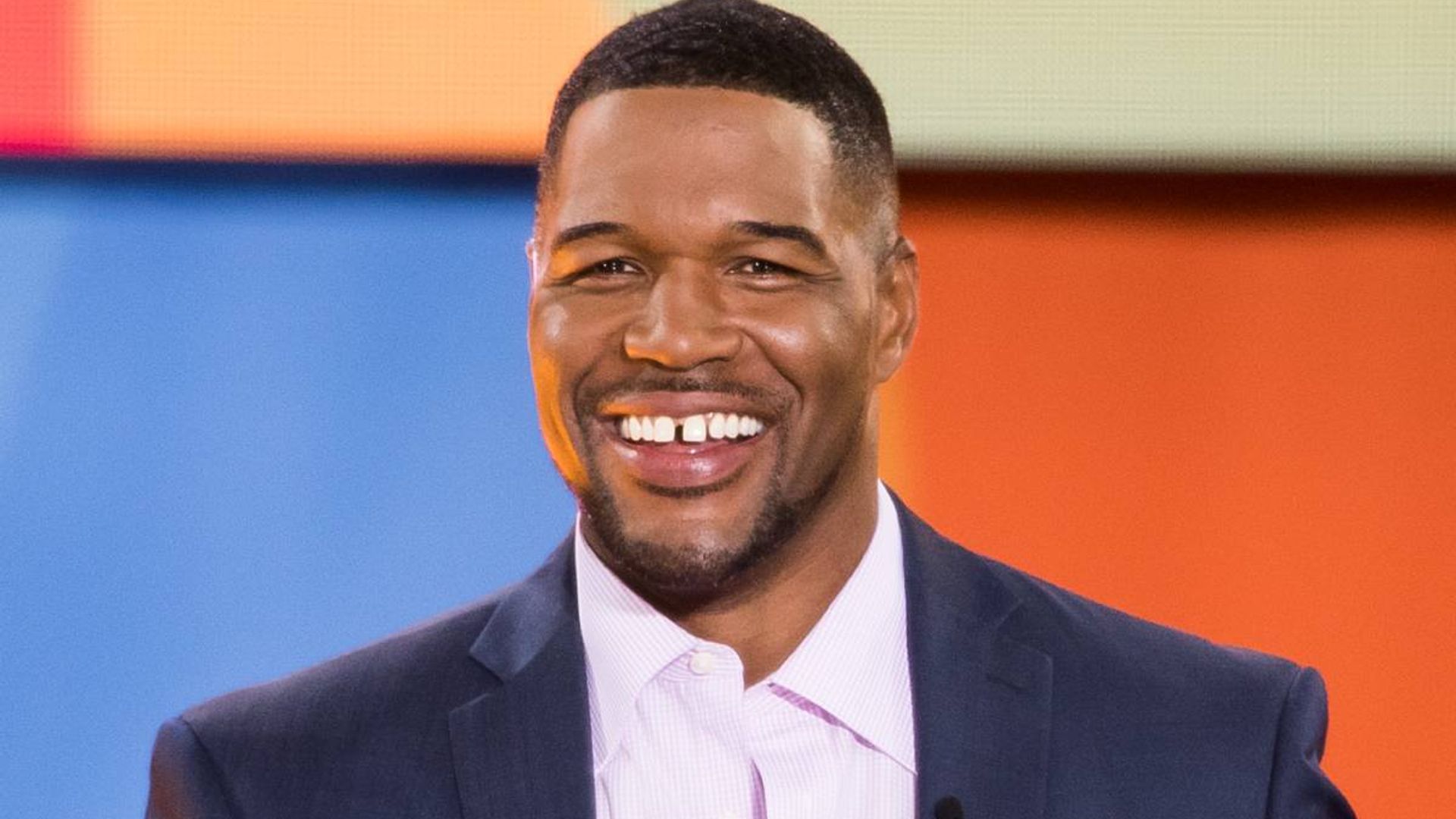 gma michael strahan sparks reaction new video