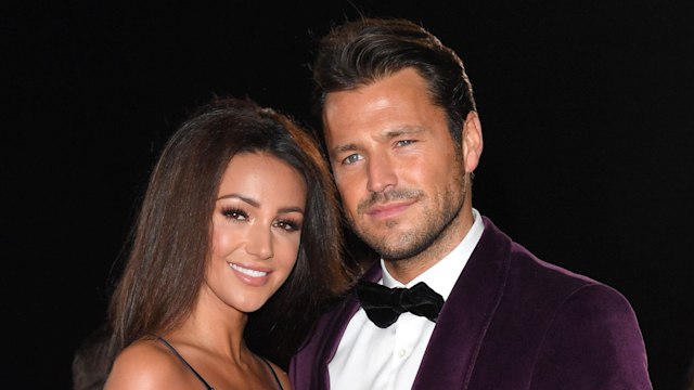Michelle Keegan and Mark Wright standing together