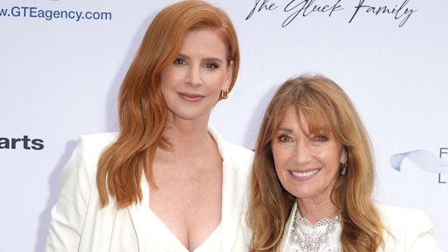 Sarah Raffery and Jane Seymour at the 2025 Open Heart Gala