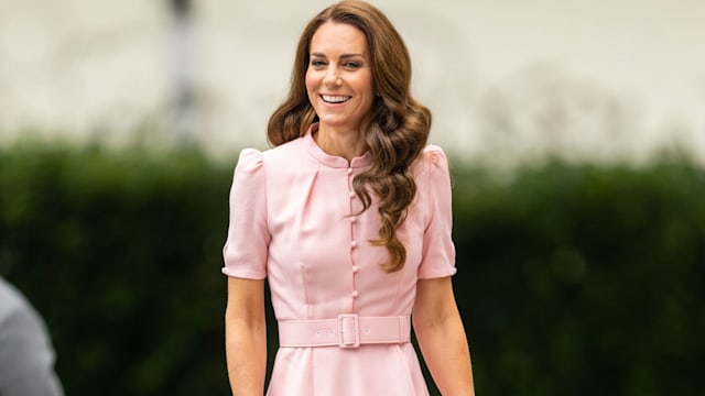 Catherine, Princess of Wales arrives to officially Opens The Young V&A at V&A Museum Of Childhood