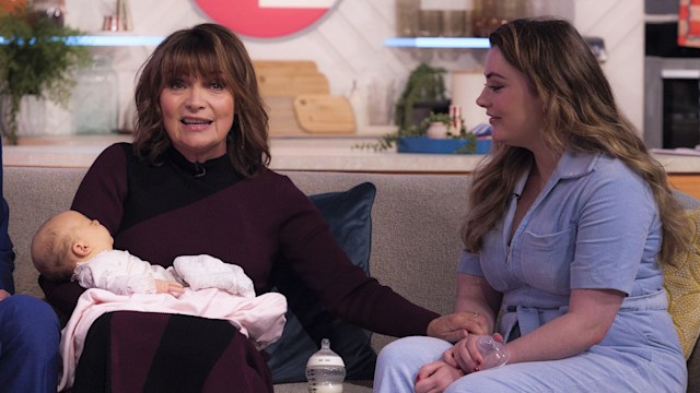 Lorraine Kelly with daughter Rosie and granddaughter Billie