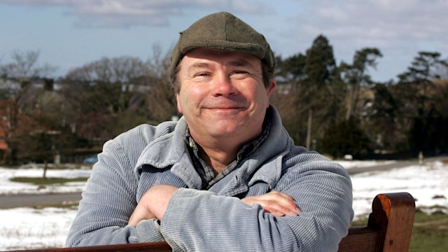 David Lonsdale on the set of Heartbeat