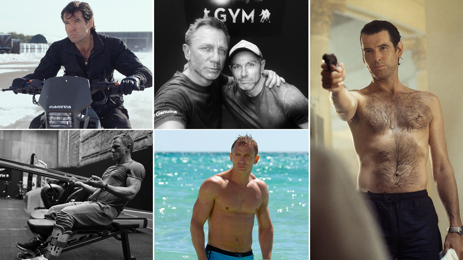 What it takes to be James Bond: how Pierce Brosnan and Daniel Craig got in shape for the films