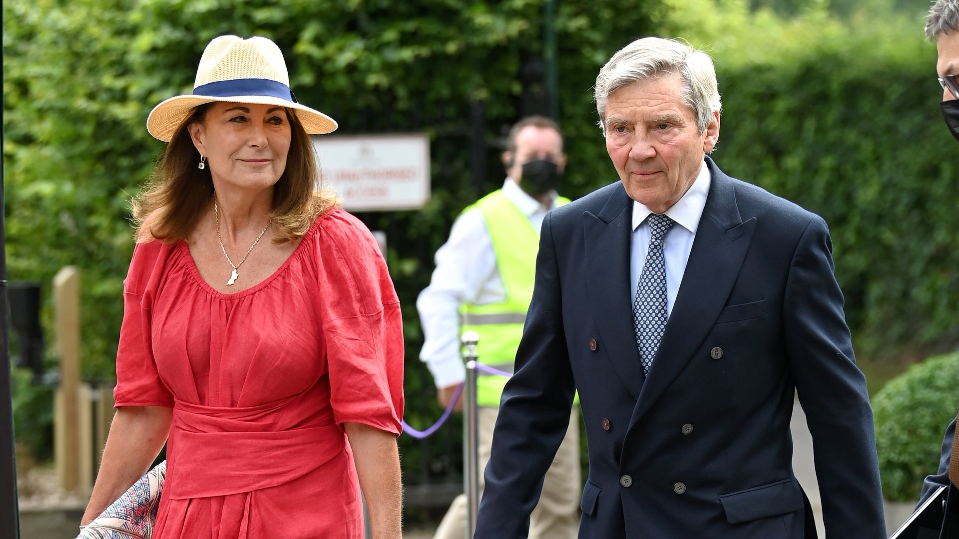 Carole and Michael Middleton at Wimbledon 2021