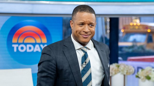 Craig Melvin leaving the Today studios 