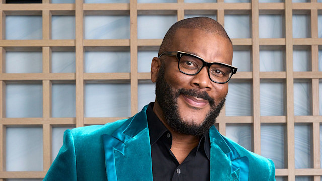 Tyler Perry poses in the IMDb Exclusive Portrait Studio at The Critics Choice Association 7th Annual Celebration of Black Cinema & Television at Fairmont Century Plaza on December 09, 2024 in Los Angeles, California