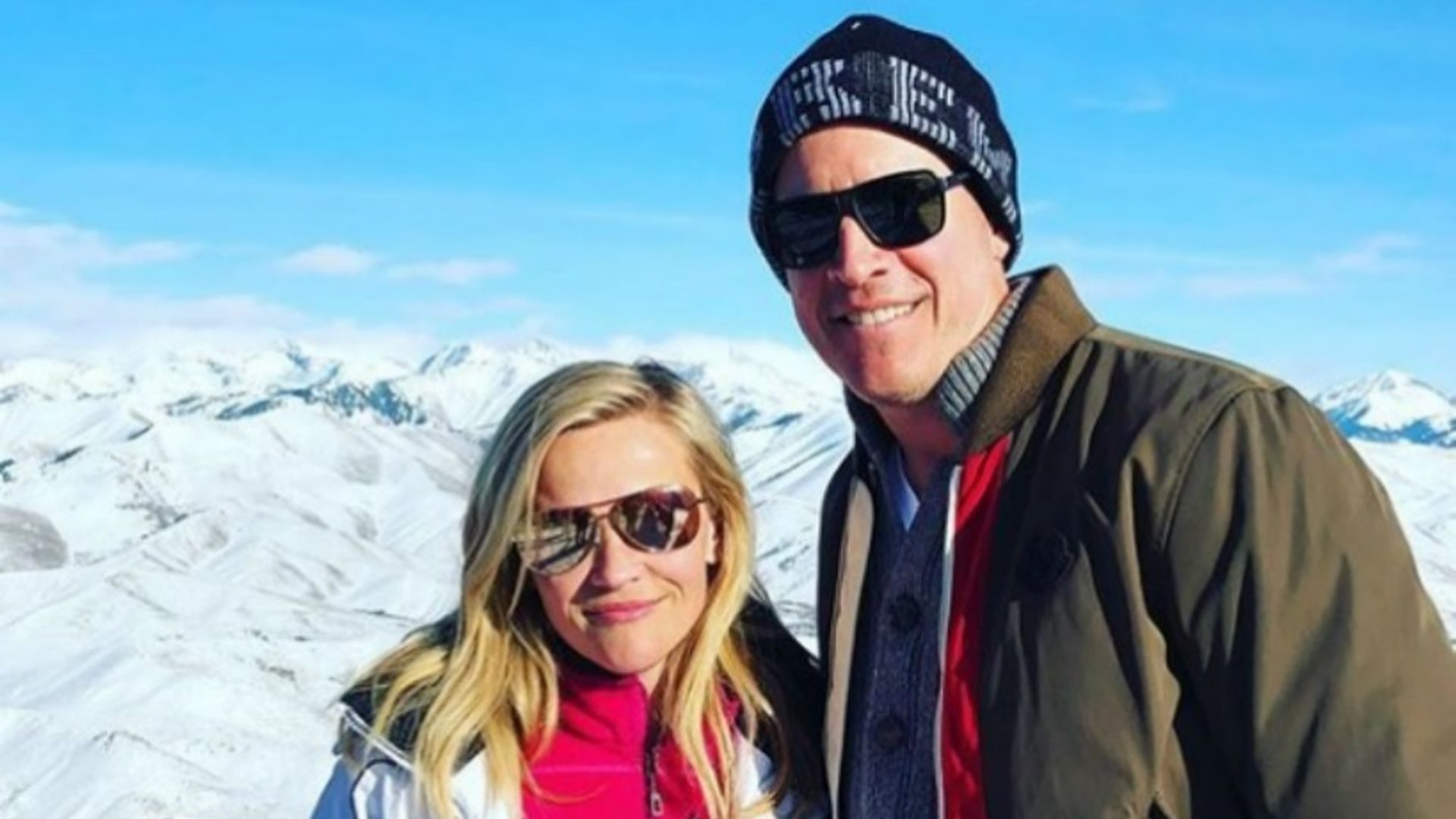 Reese Witherspoon Jim Toth skiing