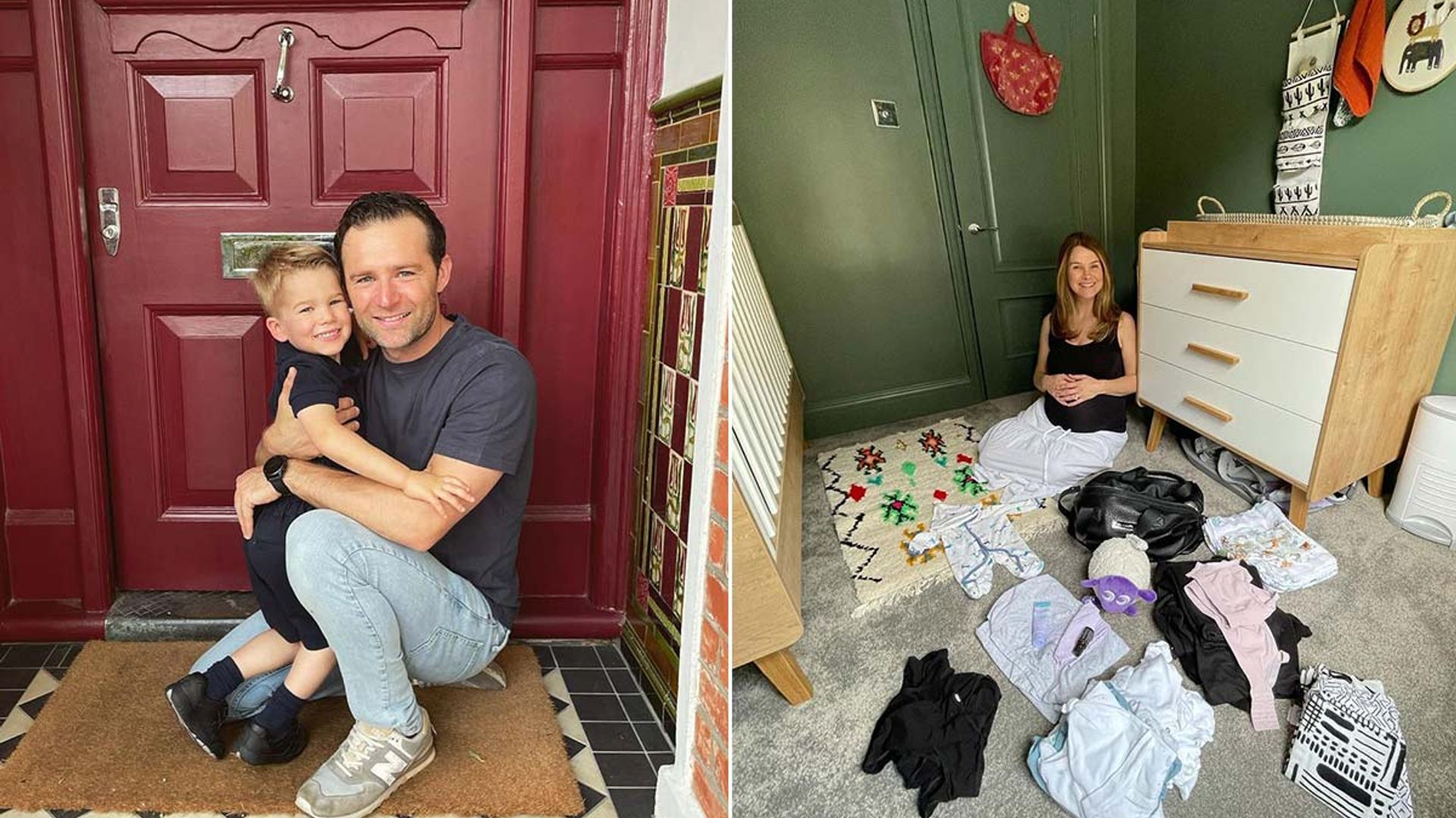 Harry Judd and wife Izzy return to rainbow family home with baby Lockie - photos
