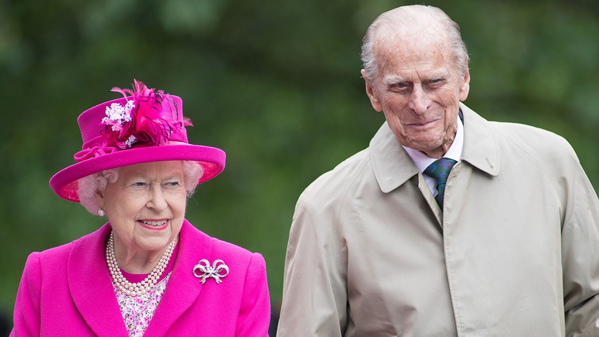 the queen and prince philip smiling
