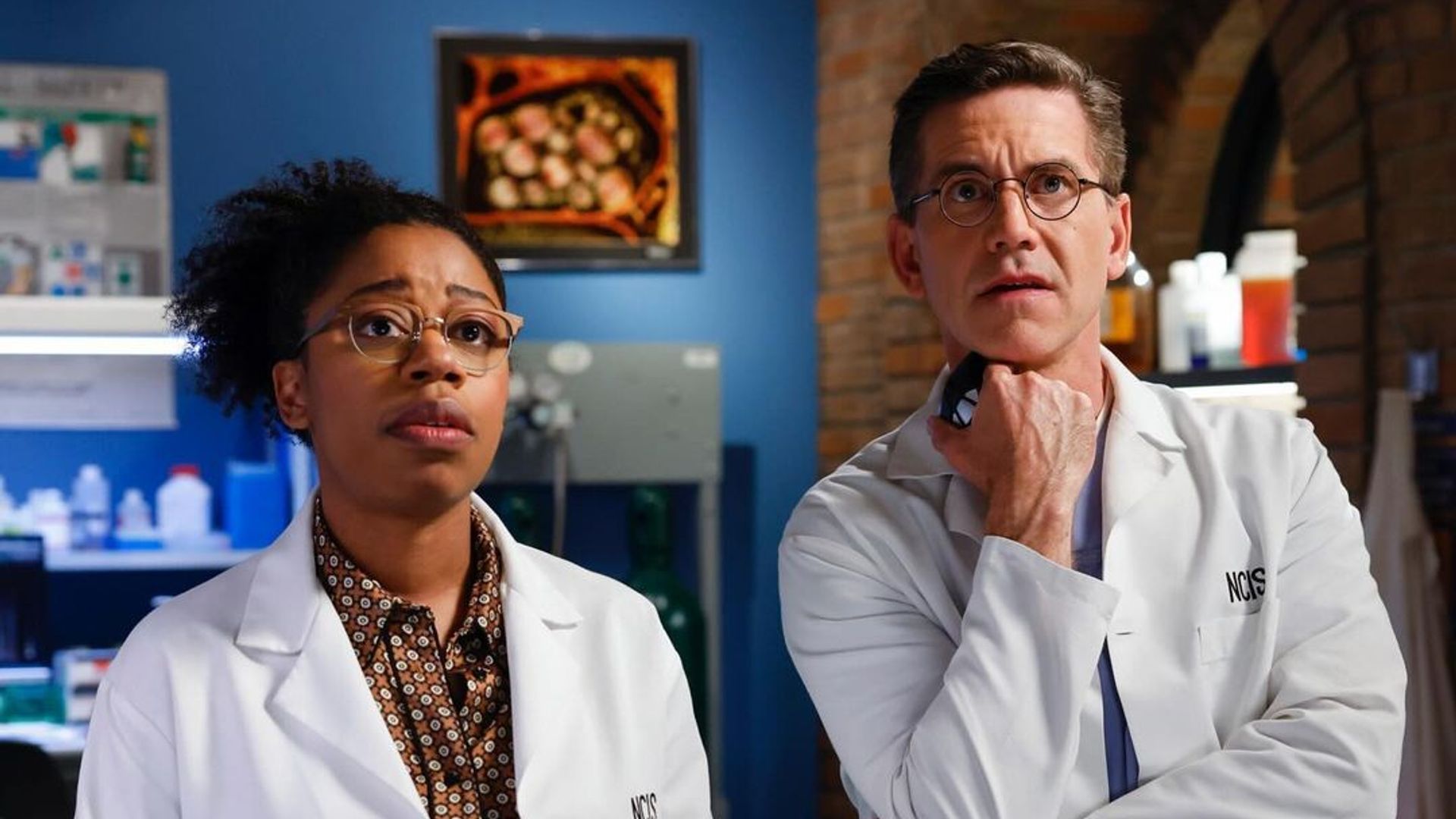 Diona Reasonover and Brian Dietzen in NCIS