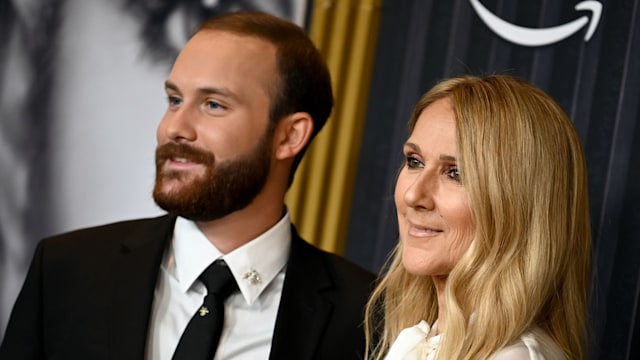 Rene-Charles Angelil and CÃ©line Dion at the "I Am: Celine Dion" NY Special Event Screening held at the Alice Tully Hall on June 17, 2024 in New York City, New York