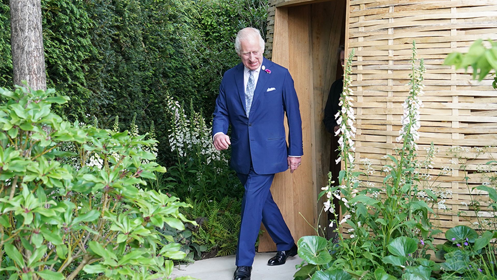 King Charles exploring the Chelsea Flower Show