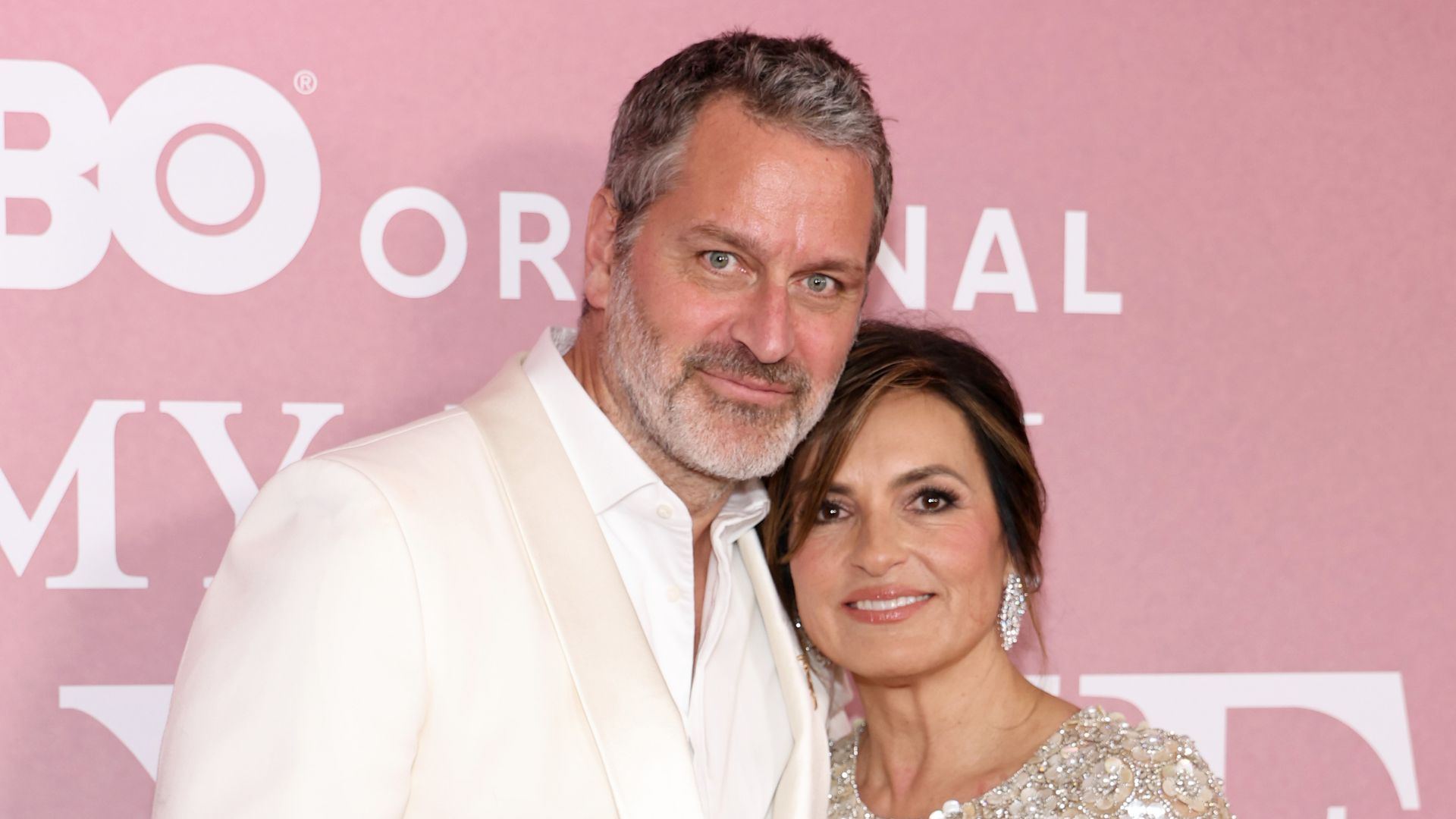 peter hermann and mariska hargitay at my mom jayne tribeca festival premiere