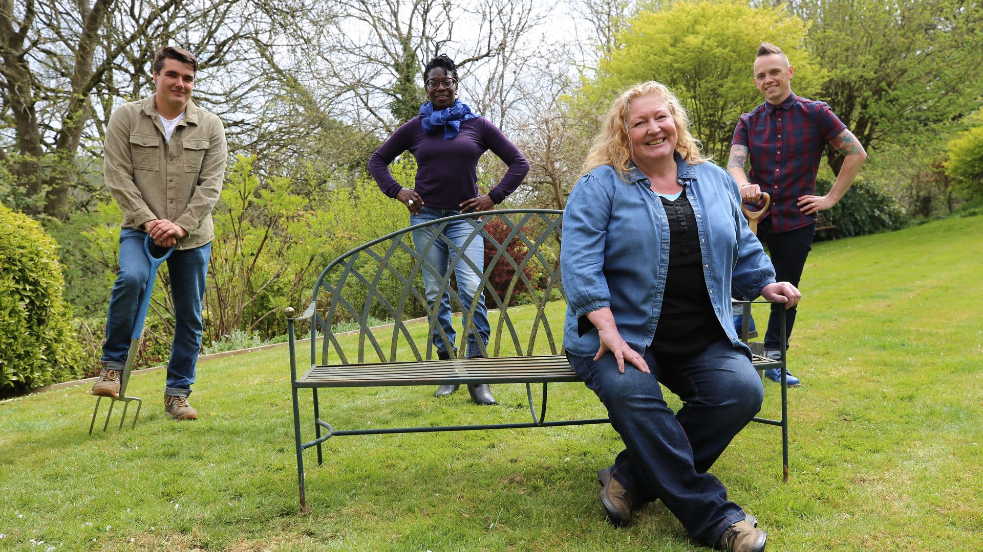 Take a look at the Garden Rescue stars' own gardens: Charlie Dimmock, The Rich Brothers and more