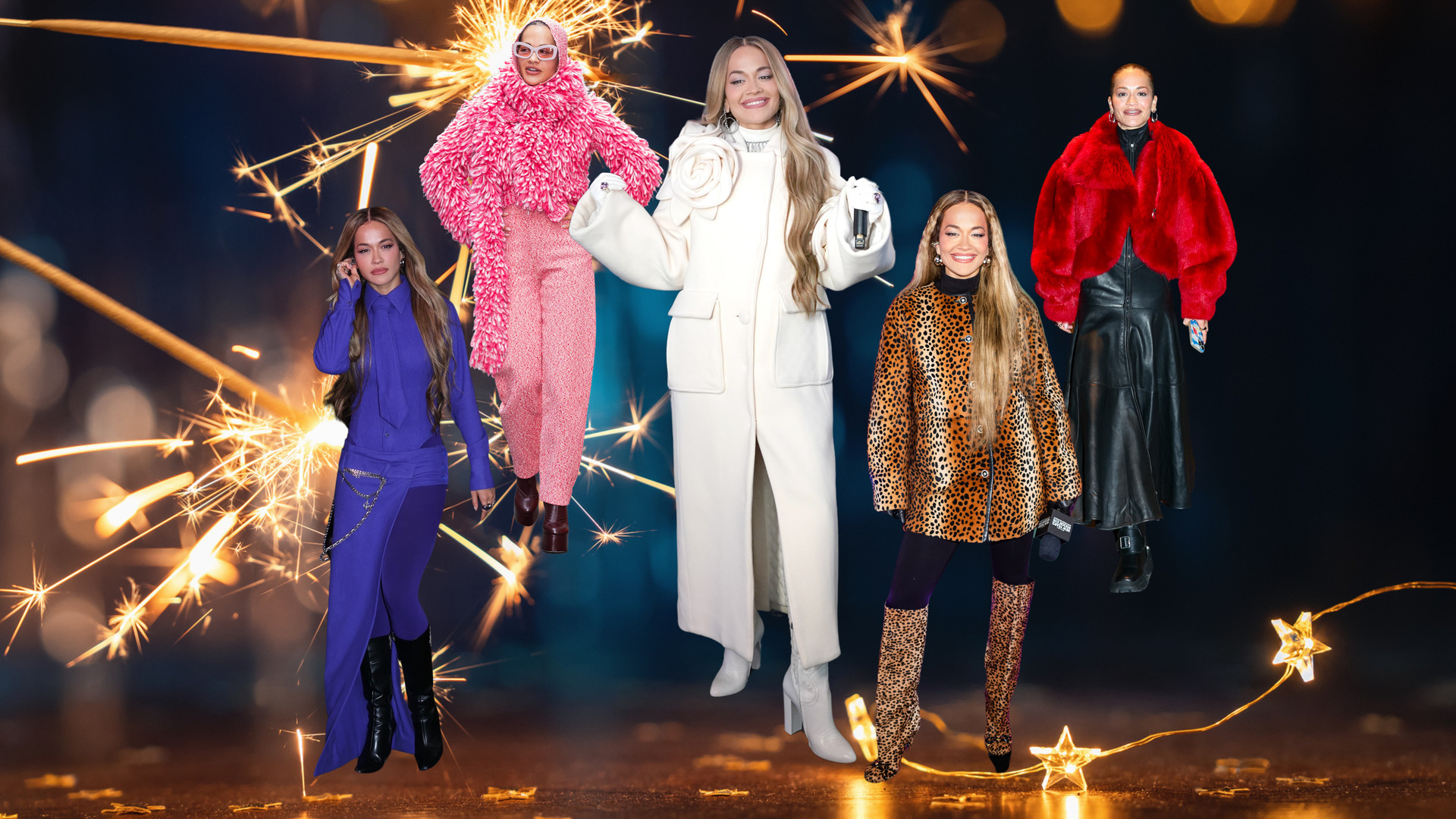 Rita Ora wore 8 outfits this NYE - lets overanalyse them