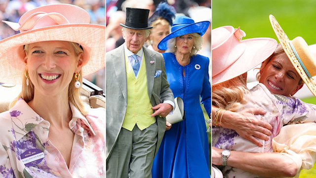 Lady Gabriella with King Charles, Queen Camilla and Zara Tindall