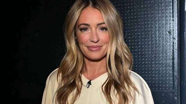 Cat Deeley white mini dress