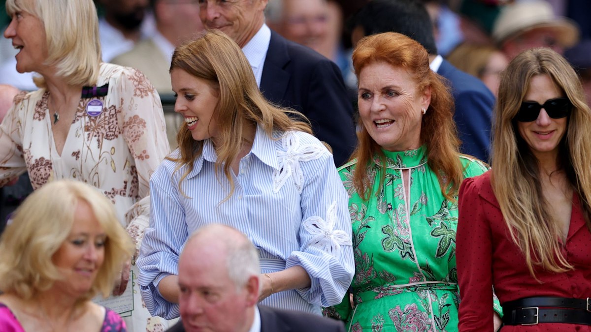 Who is the royal box at Wimbledon 2025 today?