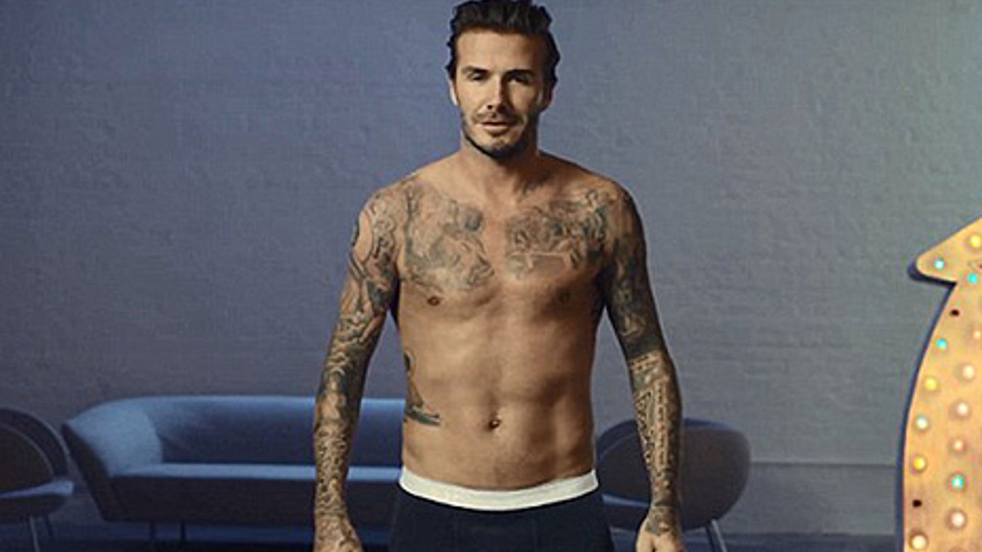 David Beckham strips down for Super Bowl ad