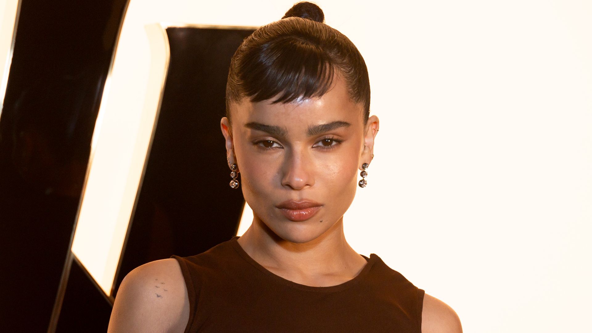 Zoë Kravitz delivers a masterclass in 'underwear-as-outerwear' in a showstopping sheer dress