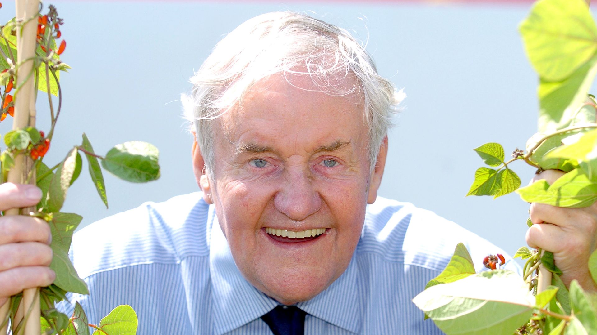 Richard Briers at the Hampton Court Flower Show