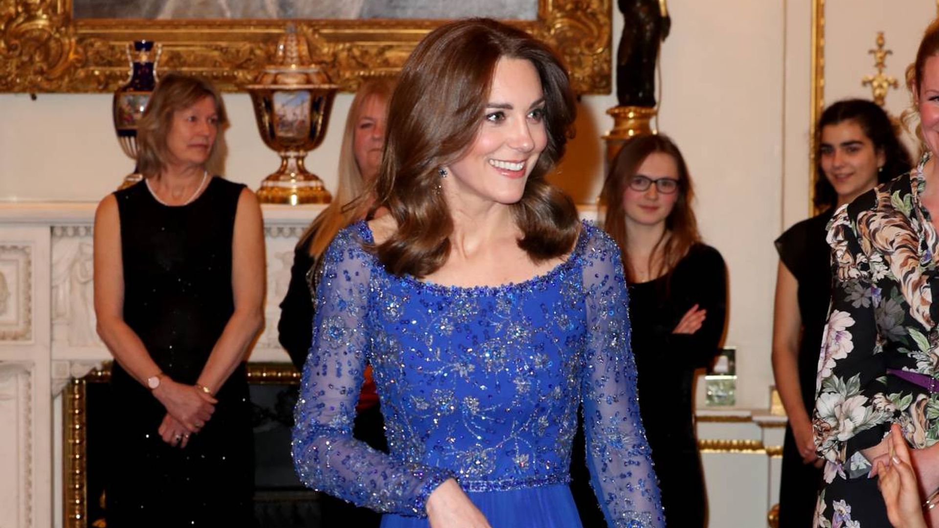 Kate Middleton wows in a glamorous green dress - and wait until