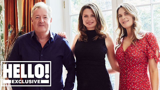 Piers Morgan with Gabriela Peacock and Celia Walden