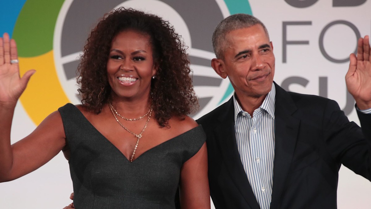 Michelle and Barack Obama put on united front in sun-kissed photo after time apart – and fans have a lot to say