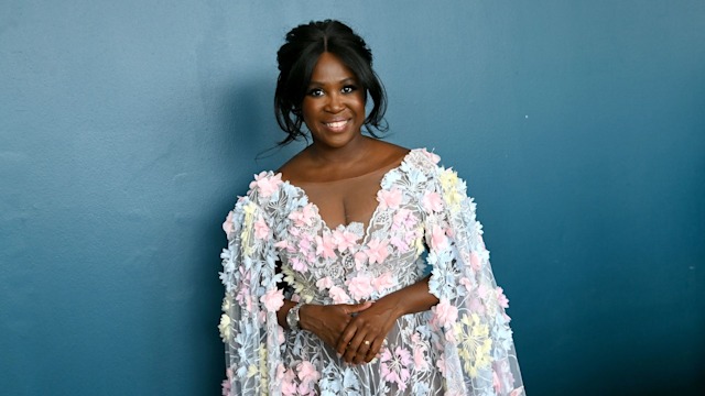 Motsi Mabuse in floral dress