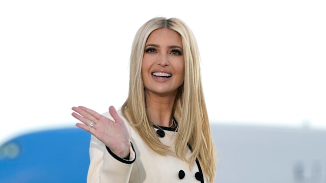 ivanka trump waving