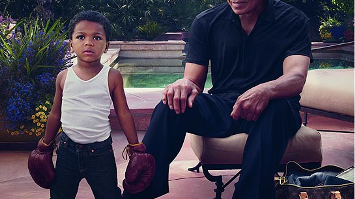 Muhammad Ali and grandson strike poses for Louis Vuitton 